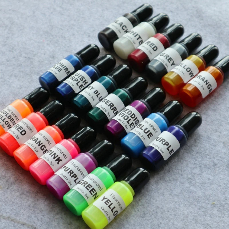 20 Colors UV Epoxy Resin Colorant Ink Pigment Liquid Coloring Dye DIY Art