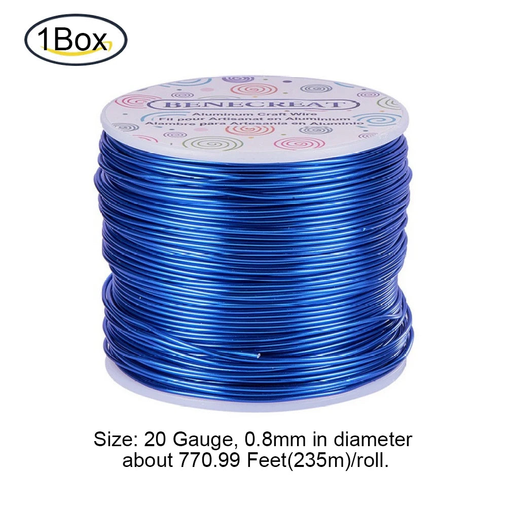 20 Gauge Aluminum Wire 770FT Anodized Craft Making Beading Floral Wire 8 Colors