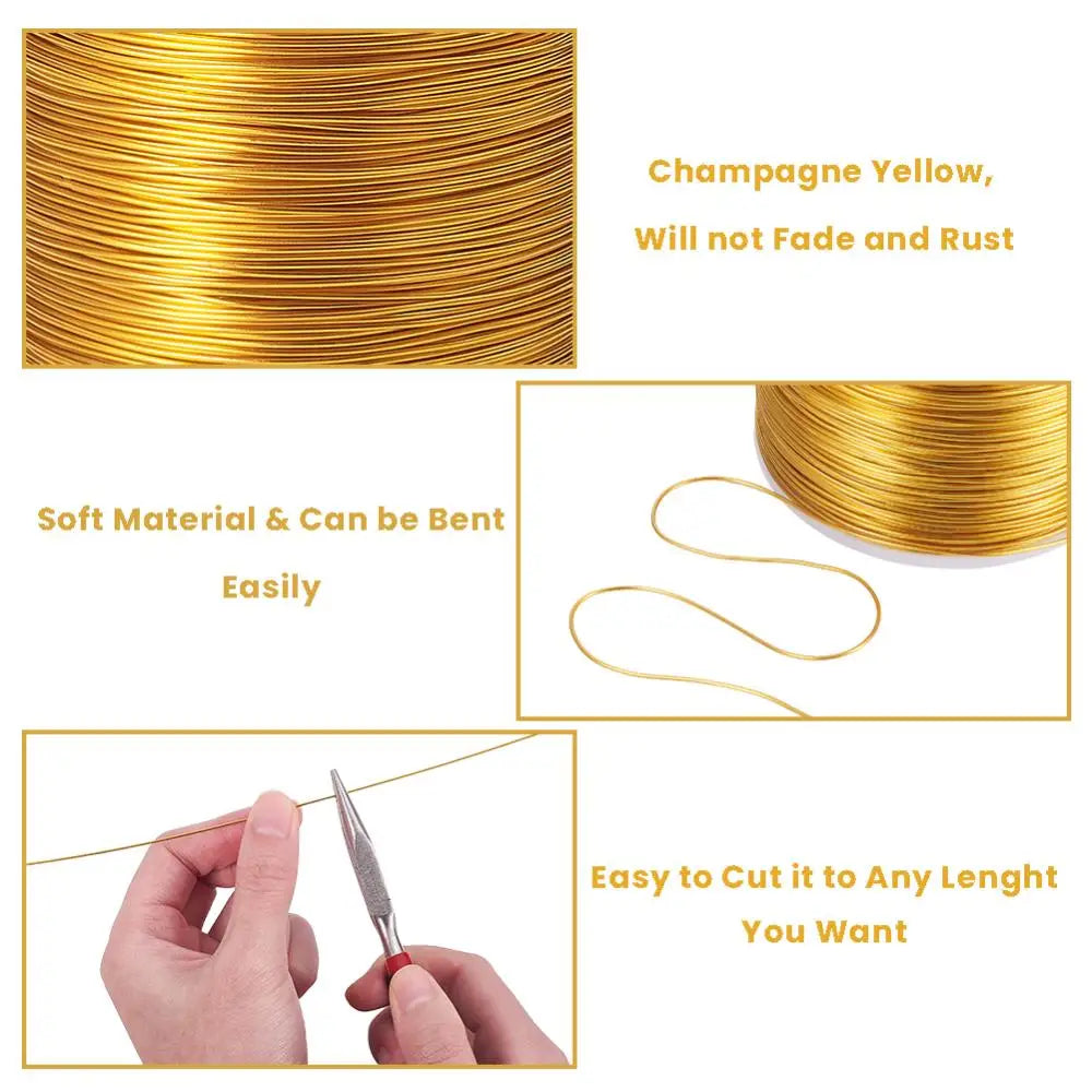 20 Gauge Aluminum Wire 770FT Anodized Craft Making Beading Floral Wire 8 Colors