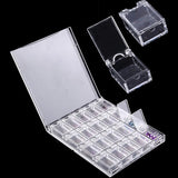 Acrylic Makeup Organizer Nail Art Storage Box Clear Display Case Organizer