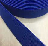 20 Meters Twill Elastic Band 25mm Double Sided for Costume Accessories