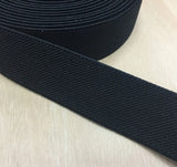 20 Meters Twill Elastic Band 25mm Double Sided for Costume Accessories