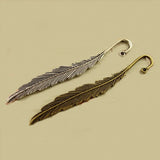20 PCS Vintage Zinc Alloy Feather Bookmark DIY Jewelry Making