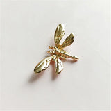 20 PCS 14*26mm Metal Alloy KC Gold/Dragonfly DIY Jewelry Making Material