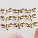 20 PCS 14*26mm Metal Alloy KC Gold/Dragonfly DIY Jewelry Making Material