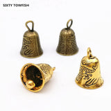 20 PCS 15x9mm Small Bell Charms Pendant DIY Jewelry Making