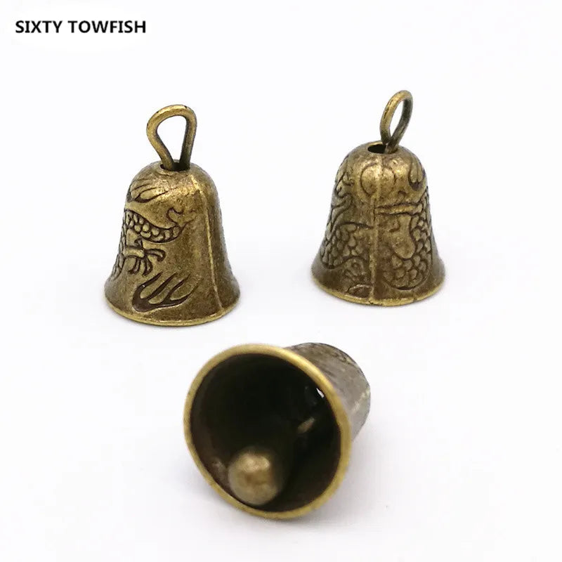 20 PCS 15x9mm Small Bell Charms Pendant DIY Jewelry Making