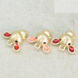 20 PCS Metal Alloy Mouse Pendant Charm DIY Jewelry Accessories