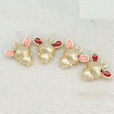 20 PCS Metal Alloy Mouse Pendant Charm DIY Jewelry Accessories