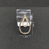 20 PCS Metal Alloy Water Drop Pendant Charms for DIY Jewelry Making