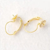 20PCS 20*13mm Copper Ear Hook Base Earring Settings DIY Jewelry Making