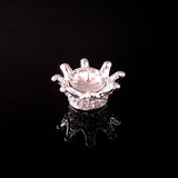 20 PCS Rhinestone Inlay Crown for Earrings Headwear DIY Jewelry Making