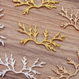 20 PCS Branches Metal Headwear Accessories for DIY Jewelry Making
