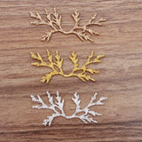 20 PCS Branches Metal Headwear Accessories for DIY Jewelry Making