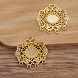 20 Alloy Flowers for DIY Headdress Necklace Jewelry Making