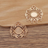 20 Alloy Flowers for DIY Headdress Necklace Jewelry Making