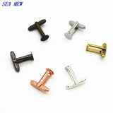 20 PCS Round Flat Base Cufflink Blanks Settings for DIY Jewelry Making