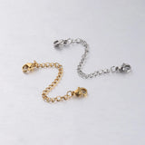 20 PCS Stainless Steel Necklace Extenders with Lobster Claw Clasps