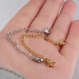 20 PCS Stainless Steel Necklace Extenders with Lobster Claw Clasps
