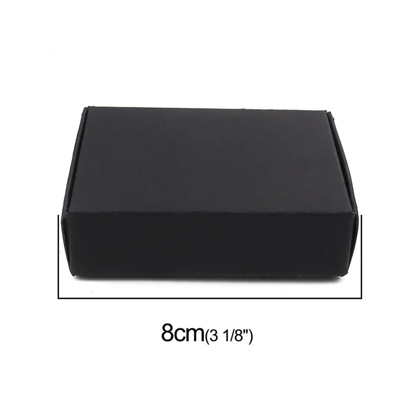 20 PCs Doreen Box Paper Packing & Boxes for Jewelry 7x5x2.2cm