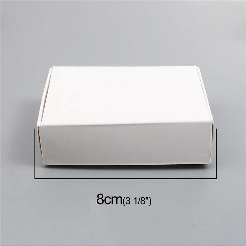 20 PCs Doreen Box Paper Packing & Boxes for Jewelry 7x5x2.2cm