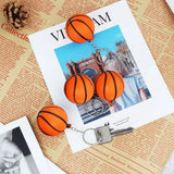 20 Pack Basketball Ball Keychains for Party Favors, Stress Ball, Carnival Reward