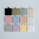 20-Pack Microfiber Jewelry Cards for Rings Earrings Necklaces