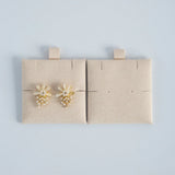 20-Pack Microfiber Jewelry Cards for Rings Earrings Necklaces