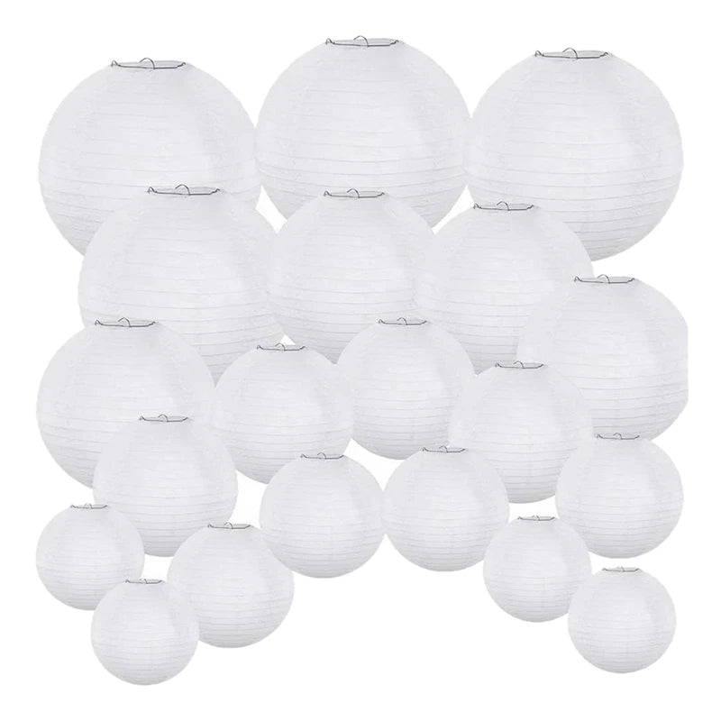 20 Pack Chinese Round Paper Lantern Wedding Party Decor