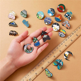 20-Pack Camping Enamel Pin Set Funny Outdoor Pins Vintage Lapel Pins