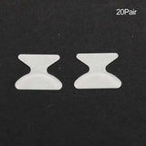 20 Pairs 1.8mm Soft Silicone Anti-Slip Nose Pads Glasses Eyeglasses Sunglasses