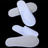 20 Pairs Disposable Non-Slip Slippers Ultra-Thin Plush for Hotel Home