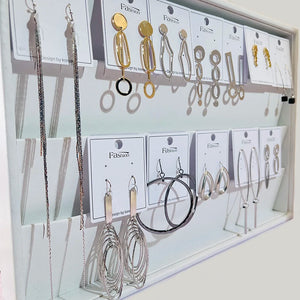 Geometrical Pattern Alloy Circles Drop Earrings Tassel Accessories