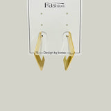 Geometrical Pattern Alloy Circles Drop Earrings Tassel Accessories