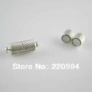 20 Pairs Silver Plated Magnetic Clasp for Necklaces