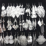 Elegant Silver Plated Dangler Earrings for Parties