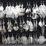 Elegant Silver Plated Dangler Earrings for Parties