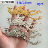 20 Pcs Phoenix Bird Metal Stamping Craft Embellishments for Jewelry & Scrapbook