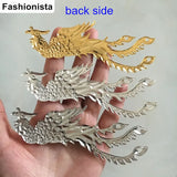 20 Pcs Phoenix Bird Metal Stamping Craft Embellishments for Jewelry & Scrapbook