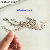 20 Pcs Phoenix Bird Metal Stamping Craft Embellishments for Jewelry & Scrapbook