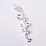 20 Pcs Leaf Flower Charms Pendant DIY Charms For Jewelry Making