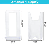 20 Pcs Acrylic Plate Stands Clear Display Stand Easel for Plates, Books