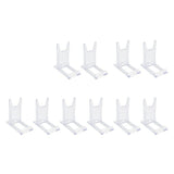 20 Pcs Acrylic Plate Stands Clear Display Stand Easel for Plates, Books