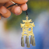 20 Pcs Golden Hanging Earring Bracelet Antique Jewelry Charms