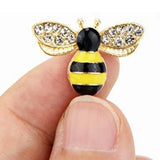 20 Pcs Enamel Bee Charms Pendants Rhinestone Enamel Craft Embellishments