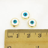 20 Pcs Enamel Eyes Bead Jewelry for Necklace Making