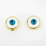 20 Pcs Enamel Eyes Bead Jewelry for Necklace Making