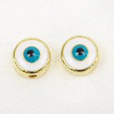 20 Pcs Enamel Eyes Bead Jewelry for Necklace Making