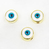 20 Pcs Enamel Eyes Bead Jewelry for Necklace Making