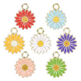 20 Pcs Little Flower Pendant Charm for Necklace Making